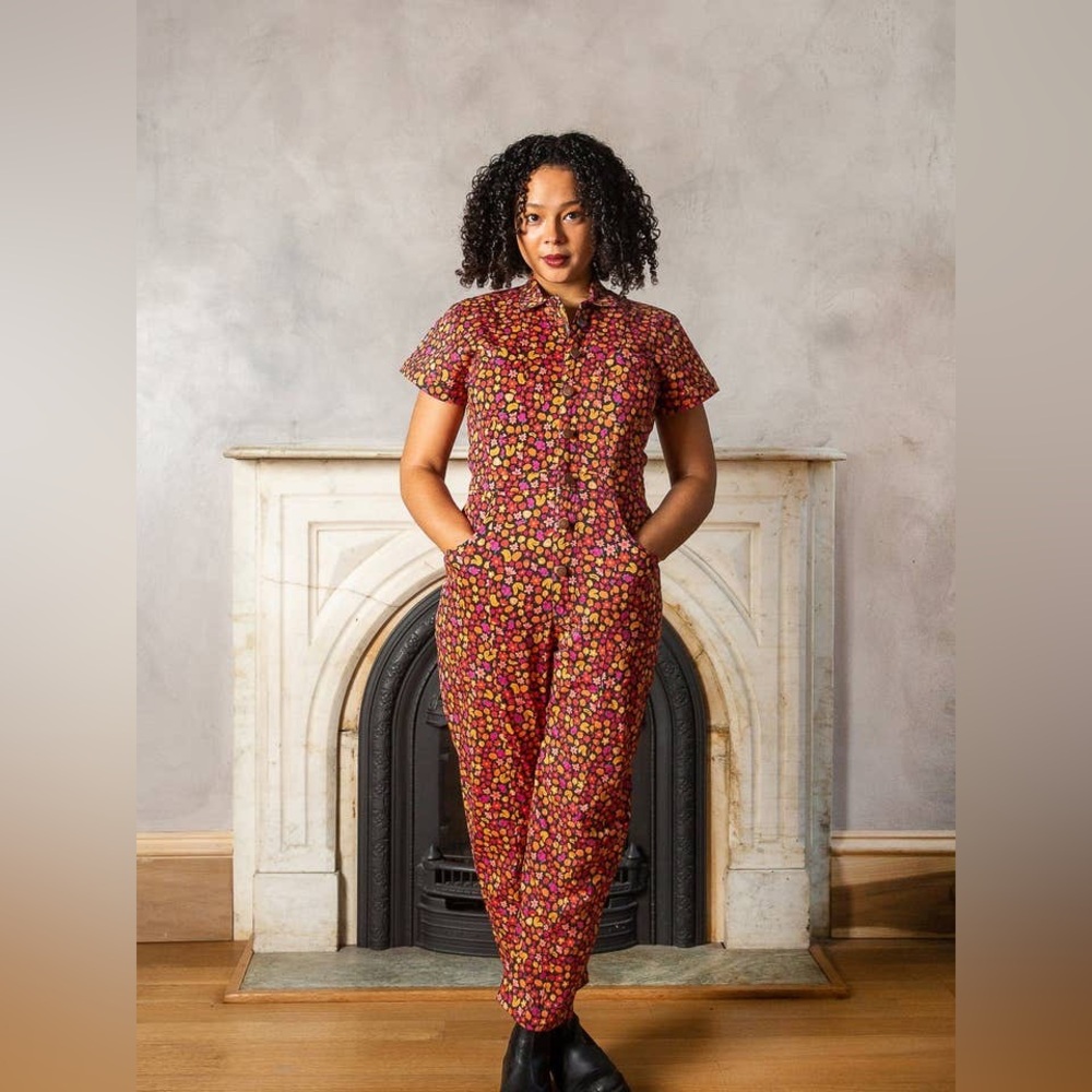 Mixed by Nasrin Jumpsuit in Harvest